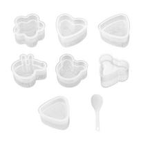 8pcs Cartoon Sushi Mold Kit Animal Shapes Creative Fun for DIY Rice Balls & Onigiri, Kids Lunch, Picnic & Home Cooking