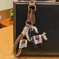 Cute Design Horse Plush Keychain Stuffed Animal Pony Pendant  Backpack Decoration mėlyna