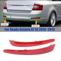 Galinio buferio atšvaito šviesa Skoda Octavia 5E A7 Sedanas 2013 2014 2015 2016 2017 Automobilio stilius 5E5945105 5E5945106 left and right black