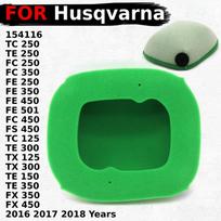 For Husqvarna TC TE FC FE FS TX 125 250 300 350 450 501 2016 2017 2018, 154116 Motorcycle Air Filter Motor Bike Intake Cleaner