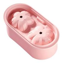 Easy To Release Flower Ice Cubes Mold Nonstick Sakura Ice Cube Maker Ice Cubes Box  Refrigerator rožinė