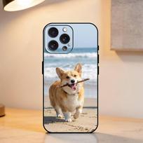 C-Corgi D-Dog    Phone Case For iPhone 17,16,15,14,13,12,11 Plus,Pro Max,XS,Soft Silicone Black Cover iPhone16pro
