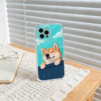 c-Corgi Pet Cute Dog Cartoon   Phone Case For iPhone17,16,15,14,13,12,11 Plus,Pro Max Soft Transparent Cover iPhone16se4