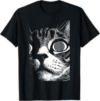 Trippy Cat | Pastel Goth Gothic Grunge Alt Punk Weirdcore T-Shirt Mens Womens Tees Top S