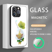 Game Pikmin 4 Phone Case Iphone 16 Pro Max Case 15 14 13 12 11 X XR XS XSMAX 8 Plus Mini Pro Max Glass Magnetic Phone Case iPhone 14