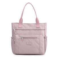 Warterproof Nyl Shoulder Bag Female Large Capcity Tote Bag Fashi Handle Bag Shopping Bag Travel Handbag and Purse B 36x15x36cm