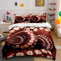 Close-Up Of Octopus Tentacle Details Print Soft Comfortable Duvet Cover Bedding Set Included 1*Duvet Cover  2*Pillowcases EU Twin 135X200cm&set