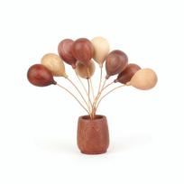 Handmade Wooden Balloon Ornament Solid Wood Solid Wood Ornament Handmade Balloon  Office Decor Style A