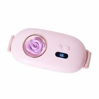 Warmth Abdomen Waist Heating Massage Pad Electric Heating Belt for 5V1800mAh for /Office/Travel rožinė