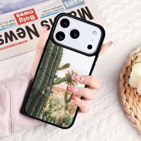 Cute Cactus Hug Summer Phone Case For IPhone 17 16e 15 14 13 12 11 Pro Max Air Mini Soft Protective Cover iPhone Air