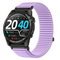 20/22/26mm Quick-release Nylon Strap for Garmin Fenix 8/Tactix 8/Quatix 8 Sports Wristband Garmin Instinct 3/Forerunner 970 965 Quick release 26mm violetinė