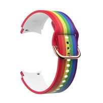 Printed Silicone Strap For Samsung Galaxy Watch 4/5/6/7 40mm 44mm Pro 45mm Color Bracelet Band Watch 6 Classic 47mm 46mm Correa Galaxy Watch 4-5-6-7