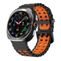 Ocean Silicone Strap for Samsung Galaxy Watch Ultra 47mm Two-tone Sports Bracelet Wristband Galaxy Watch Ultra 2026 47mm Correa Watch Ultra 47mm