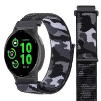 20mm 22mm Nylon Loop Strap for Garmin Forerunner 55 165 965 265 265 Music Venu 3/2 Bracelet Band for Garmin Active/Vivoactive 5 For Garmin 265 juoda