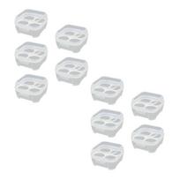 ABBY-Outdoor Shockproof Egg Box Storage Box Portable Camping Shatterproof Egg Tray Household Plastic Protective Box skaidri