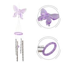 Yard And Garden Wind Chimes With Butterfly Design And Metal Tubes Suitable For Outdoor Use To Add Melodic Sounds And Charm China Mainland