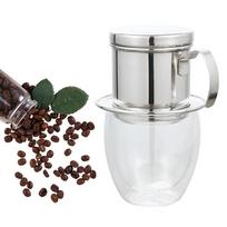 Coffee Brewing Pot Stainless Steel Filter Rotating Pressure Plate Smooth Handle Design Compact Moka Coffee Pot Moka Dripper China Mainland