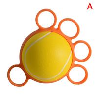 1PC Hand Therapy Ball,Finger Exercise Grip Strength Trainer for Rehabilitation,Arthritis,Elderly, Stress Relief  Muscle Recovery geltona