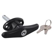Secure Entry Outdoor Storage Solution Garage Door Lock Shed Lock T Handle Door Lock Tool Blocker Easy Installation