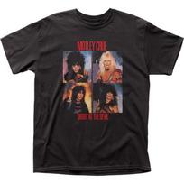 Motley Crue Panels Unisex T-Shirt Music Classic Concert Rock Band Tee New Black XXXL