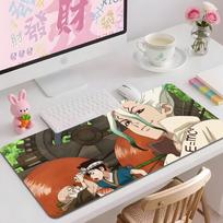 Anime Dr Stone Mouse Pad Multiple Sizes Large Square Computer Office Game Table Mats Rubber Anti-slip Mousepads 600x300x2mm
