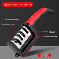 Yingtang 4-Stage Manual Knife & Scissor Sharpener (2-Pack)