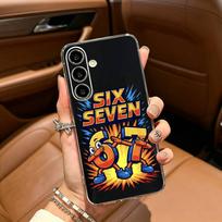 Steal A Brainrot Six Seven Clear Soft Silicone Phone Case for Samsung Galaxy A71, A70, A52, A51, A40, A30 Samsung a50 30s 50s