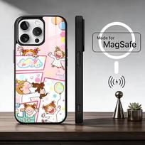 Coco-chan Phone Case For iPhone17,16,15,14,13,12,11 Plus,Pro Max Magnetic For Magsafe Wireless Charging iPhone14Plus