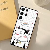 Cut Cow Phone Case For Samsung Galaxy S23 S20 S21 S22 S24 S25 Ultra S9 S10 Plus S25 FE Cover Shell Galaxy S24 FE