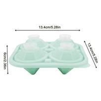 Ice Molds Non Stick Easy Release Whiskey Ice Molds for Party Daily Life Pool Picnic Camping Beverages Whiskey Cocktails Sodas žalia