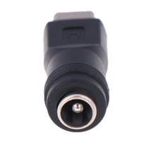 1pc 5.5*2.1mm Female Jack To Type-C 3.1 Male Plug 90/180 Degree DC Low Frequency Adapter For Mobile Phones