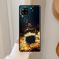 Money Dollars Coin Gold Phone Case For Samsung Galaxy A14 A34 A54 A12 A22 A32 A52 A72 A51 A71 A33 A53 A73 A50 Samsung A51 4G