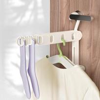 Foldable Drying Rack 5 Holes Travel Portable Clothes Hanging Hotel Indoor Drying Rack Hanging Clothes Hook Hanging Hole Rack one size