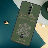 Morocco Flag Passport For ZTE Nubia Red Magic 10S 8 9 8S 9S Pro Plus 10 Air 6S 7S 7 Pro Red Magic 11 Pro Plus Case RedMagic 11 Pro Plus
