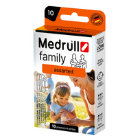Medrull Family universalūs pleistrai šeimai, 10 vnt.