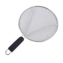 Durable Stainless Steel Grease Splatter Screen Anti Splatter Kitchen Tools Splash Cover Cooking Frying Pan Mesh Guard Screen