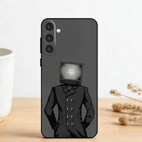 S-Skibidi Toilet T-TV M-Man    Phone Case For Samsung Galaxy A73,A72,A71,A70,A53,A52,A51,Others Soft Black Cover Samsung a11