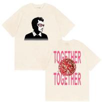 Harry Styles Kiss All The Time T-Shirt Disco Occasionally Tour Together 2026 Graphic T Shirts Men's Retro O-Neck Oversized Tees S įvairiaspalvis