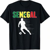 Senegal Soccer Lovers Jersey - Support Senegalese Football T-Shirt S įvairiaspalvis