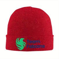 Team Falcons Liquipedia Game Hats Autumn Winter Beanie Warm Cap Unisex Women Knitted Hat