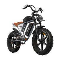 JANSNO X70 Elektrinis dviratis Suaugusiems 750W Variklis 20 colių Storos Padangos 48V 17Ah+20Ah Dvigubos Baterijos Elektrinis Dviratis juoda