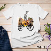 Blue Merle Australian Shepherd Dog Gift Aussie Sunflower Unisex T-Shirt Mens Womens Tees Top L