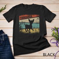 Retro Chihuahua Dog Breed Silhouette Chihuahua Unisex T-Shirt Mens Womens Tees Top S