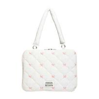 Embroidered Document Tote Bolsas File Folder Laptop Bag Durable Laptop Sleeve Case Bag  Commute balta