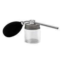 Hair Building Fibers Applicator, Powder Spray Bottles for Salon Hair Styling Supplies, Even Powder Distribution with Premium Quality Silicone Bottle