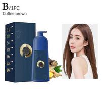 25-26 Brown (B) $ Caviar protein hair dye plant Hua does not damage hair and can cover gray hair men and women's dyeing cream
