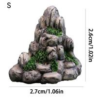 Mini Artificial Hill Toys Bonsai Ornaments Mountain Miniature Fake Stone Fairy Garden Accessories Home Decoration Aquarium Rock