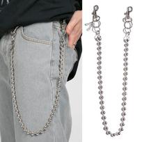 Unisex Hip-Hop Round Bead Trouser Chain - Chic Street Style Waist Chain Waist Chain
