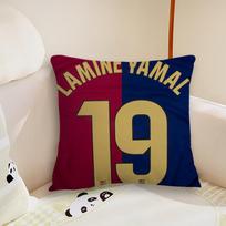 Sports Football L-Lamine Y-Yamal cushion cover Living Room Headboard Bedroom Office Cushion Cushion Sofa Nap Time Pillow Case 22x22Inch