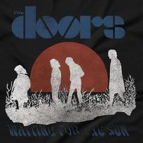 Naujas The Doors - Waiting for the Sun Marškinėliai Juodi Vyriški Marškiniai C154 Unisex Marškinėliai M
